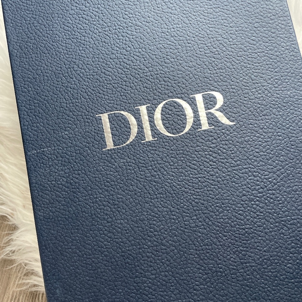 Luxury brand Dior shoe box